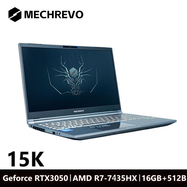 Ноутбук MECHREVO 15K, 15.6", 16/512ГБ, R7 7435H, RTX 3050