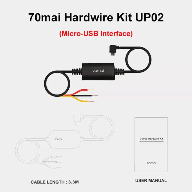 Кабель прямого подключения 70mai Hardwire Kit UP02