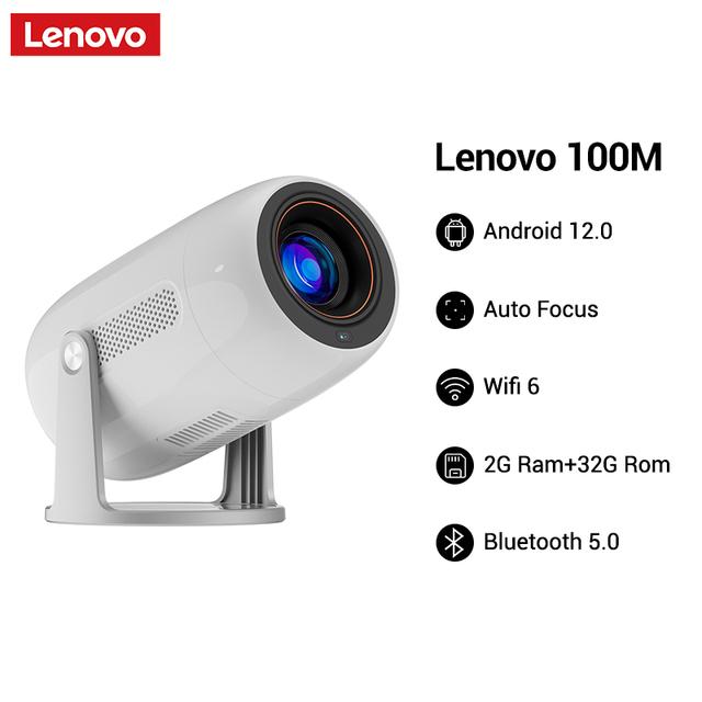 Мини портативный проектор Lenovo 1080P 4к android 12